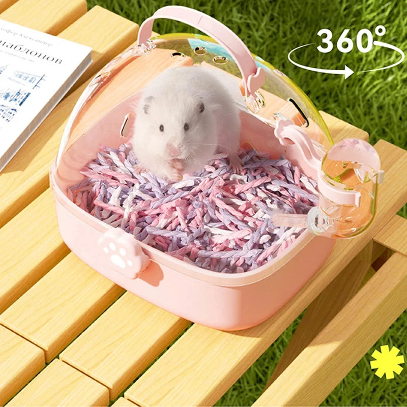 Portable Hamster Carrier Cage