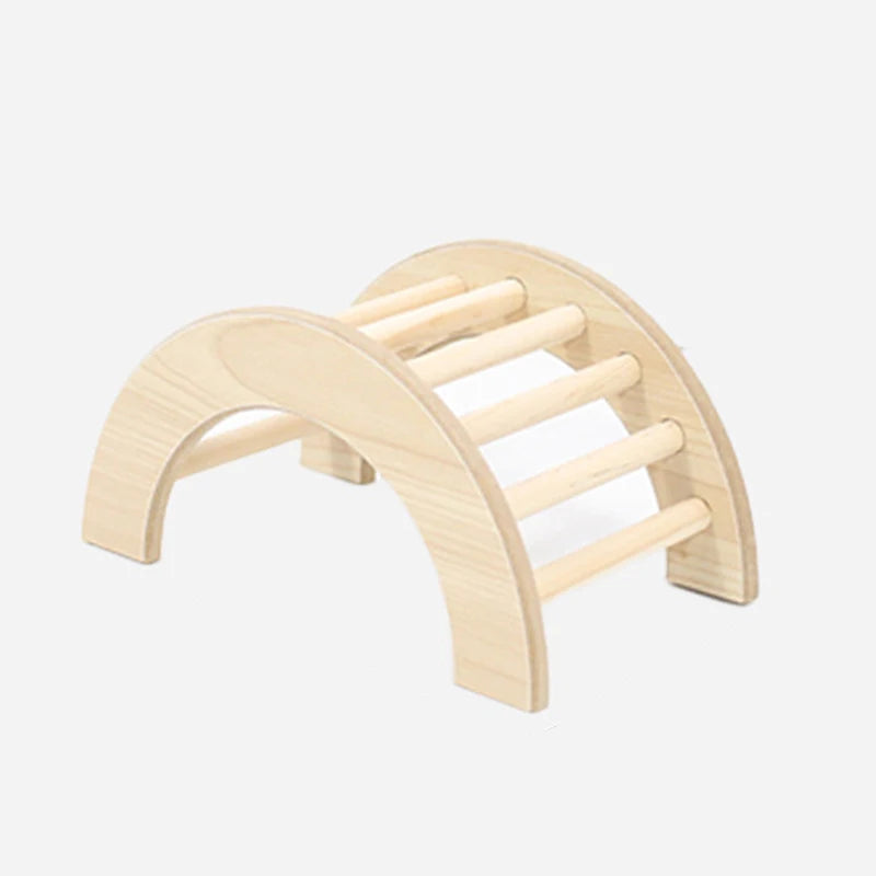 Wooden Steps Bridge Toy for Hamsters