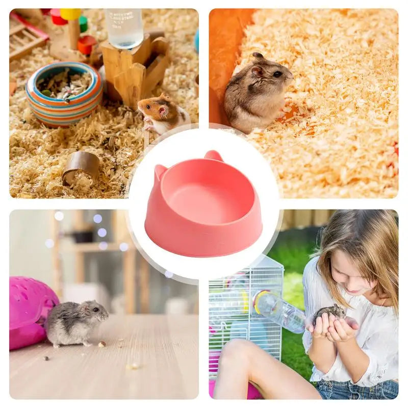 Hamster Feeding Bowl - Stable and Comfortable Design