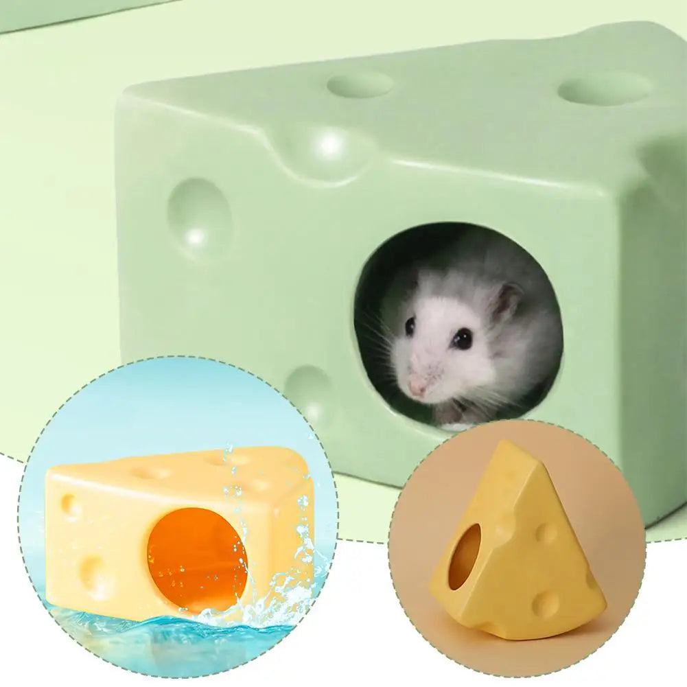 Hamster Hideout Ceramic Cheese Igloo