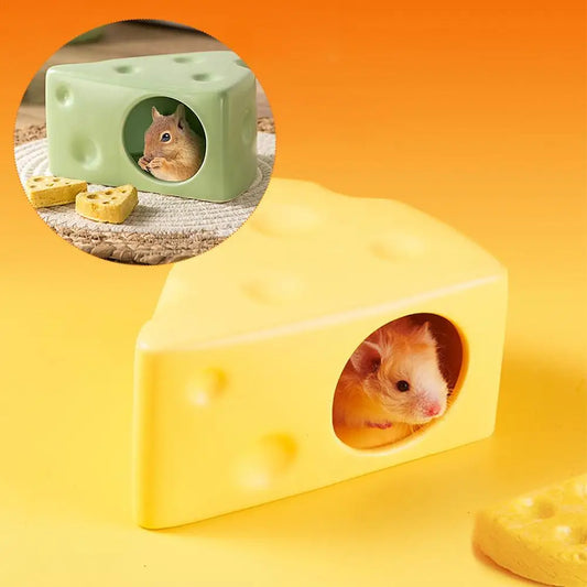 Hamster Hideout Ceramic Cheese Igloo