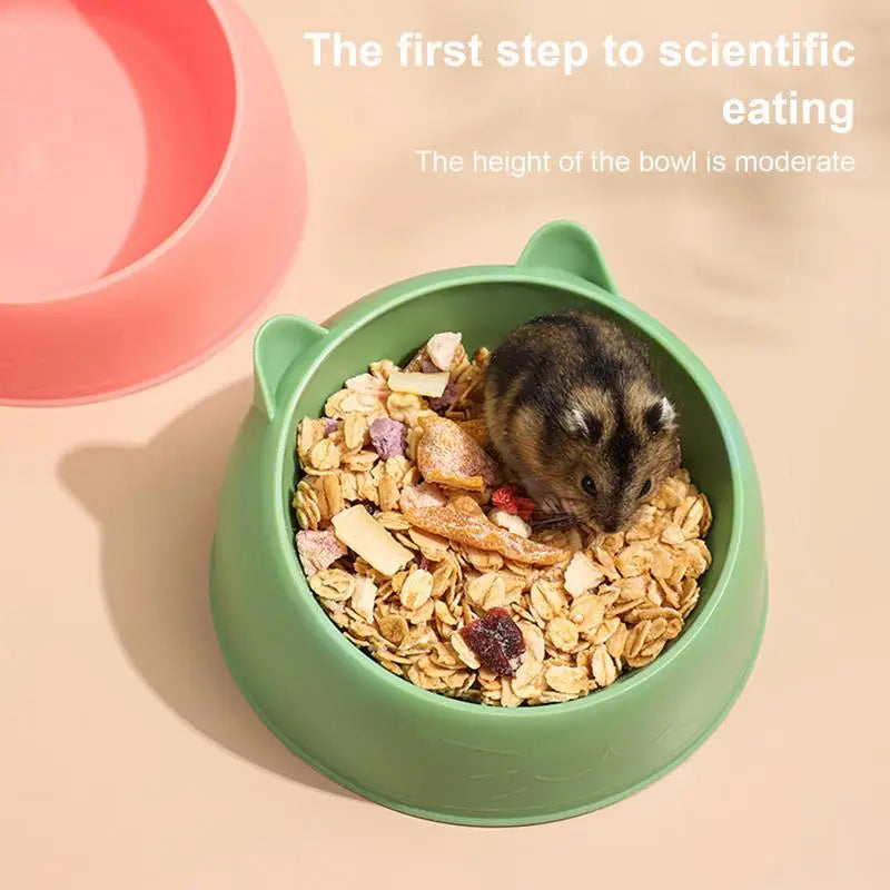 Hamster Feeding Bowl - Stable and Comfortable Design